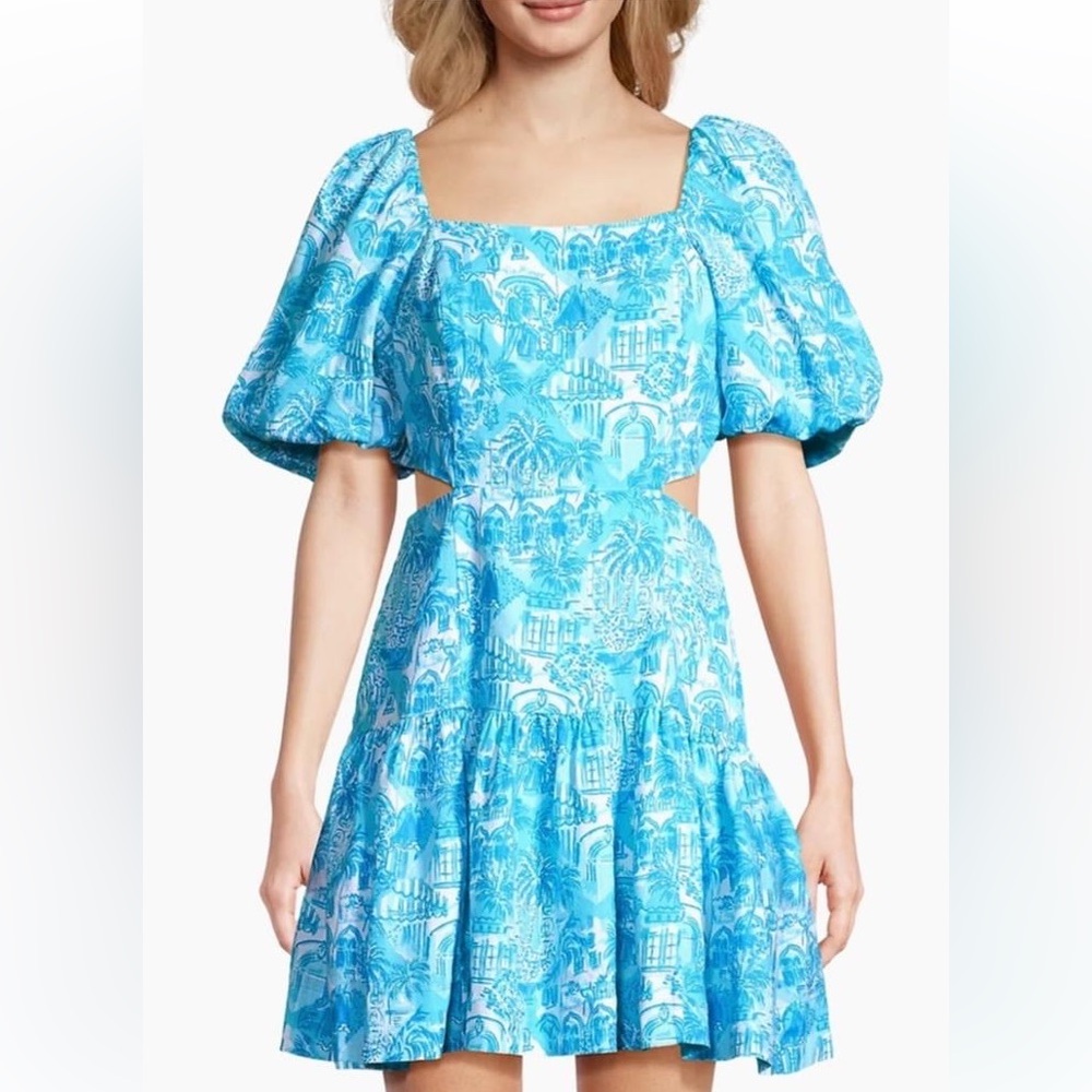 Lilly Pulitzer Vibrant Blue Mini Dress